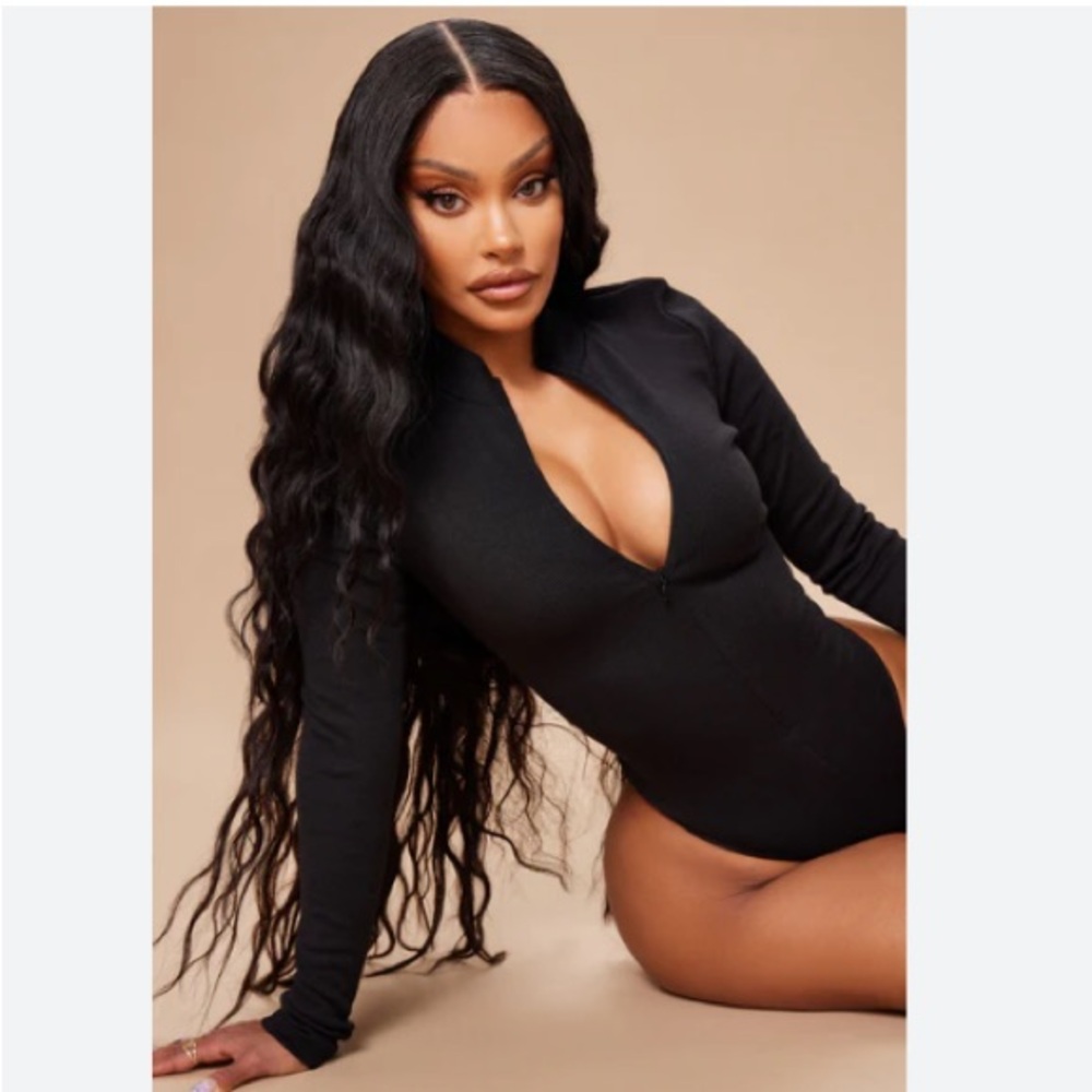 Grind Time Beyond Long Sleeve Bodysuit - Black Black Long Sleeve Bodysuit